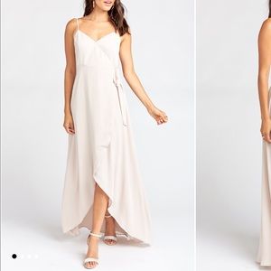 Mariah Wrap Dress - crisp